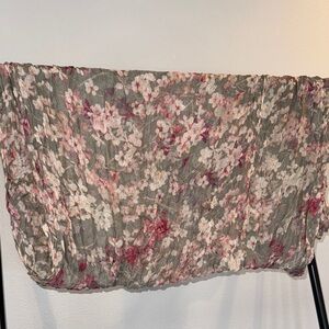 New York & Company Floral Infinity Scarf